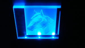 3D relief illuminated