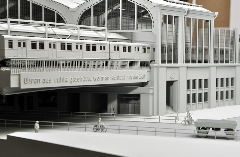 Architekturmodell Bahnhof Architekturmodell Bahnhof