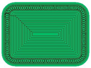 Abräumen Wirbel Tasche