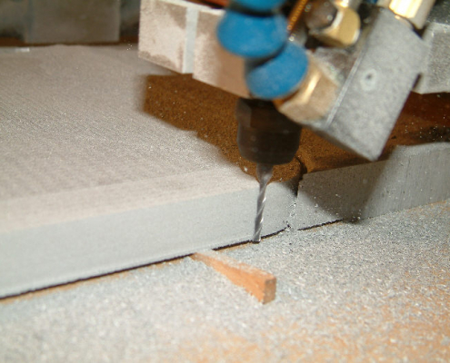 aluminiumguss bearbeiten Milling work in aluminium founding