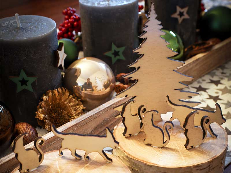 Christmas decoration CNC laser cut Christmas decoration CNC laser cut