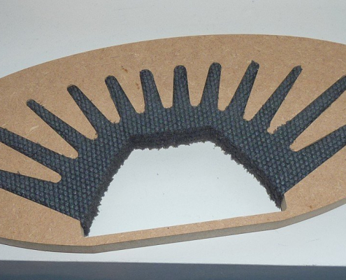 Dämmaterial gefräst für Boxenbau Dämmaterial gefräst für Boxenbau