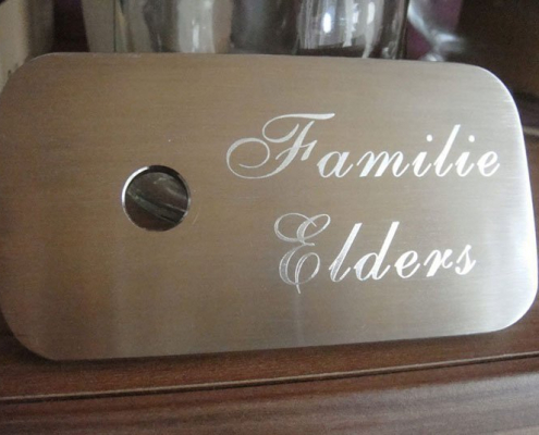 door nameplate