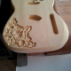 E guitar cnc wooden guitare E guitar cnc wooden guitare