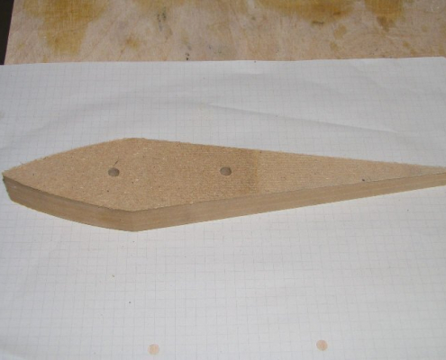 Einfache MDF Form ausgefräst Einfache MDF Form ausgefräst