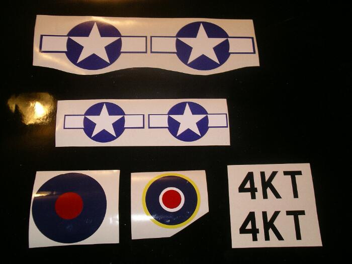 flugmodellbau aufkleber cnc Plane model construction