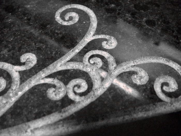 granit nero assoluto VCarving/DthinninginGranitNeroAssoluto