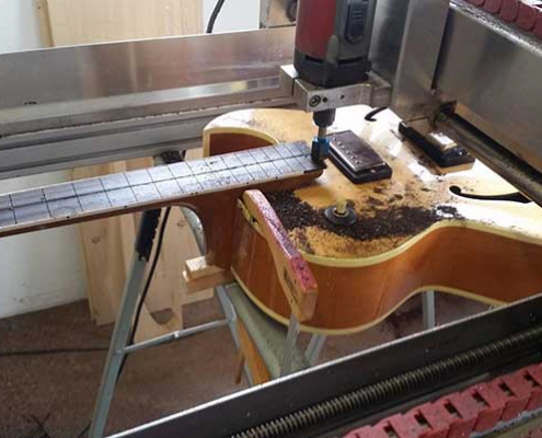 milling a guitar with open frame milling a guitar with open frame