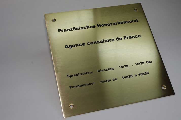 infromation sign brass infromation sign brass