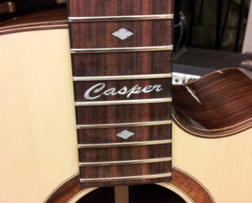 inlay acoustic guitar