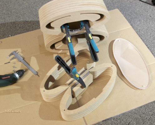 MDF Boxenbau aus Platten - verleimen MDF Boxenbau aus Platten - verleimen