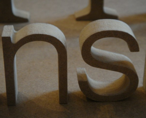 MDF letters MDF letters