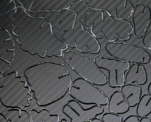 Milling carbon parts Milling carbon parts