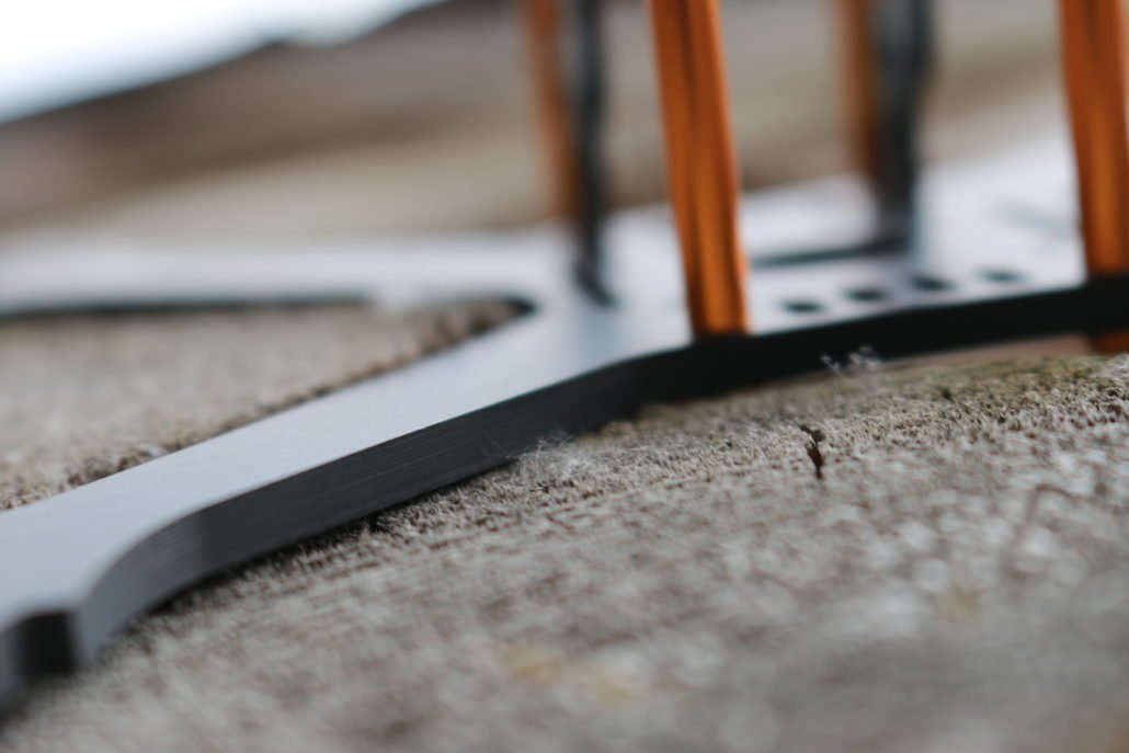 Racecopter Milling Carbon Fiber Closeup Racecopter Milling Carbon Fiber Closeup