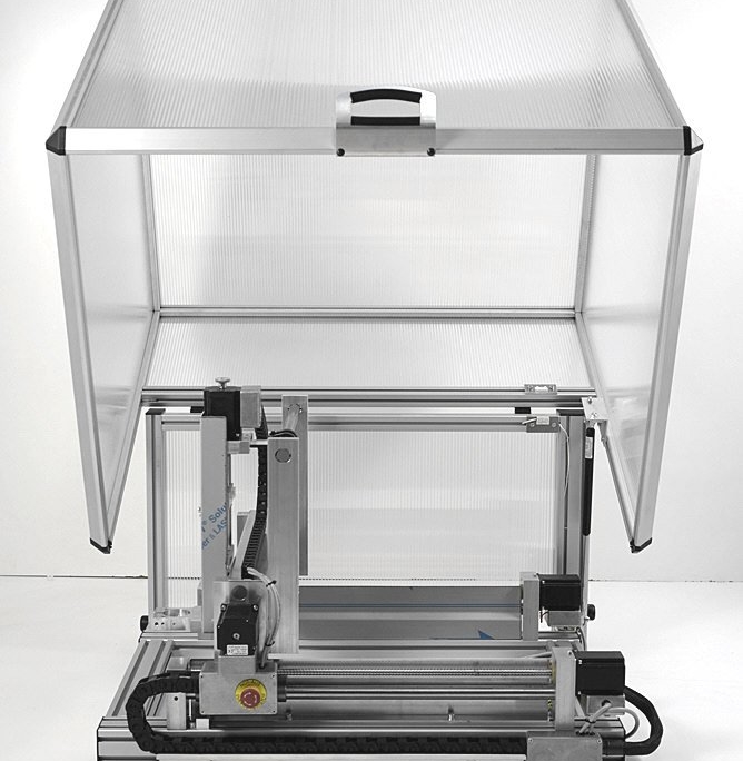 Schutzeinhausung Einhausung CNC - offen Schutzeinhausung Einhausung CNC - offen