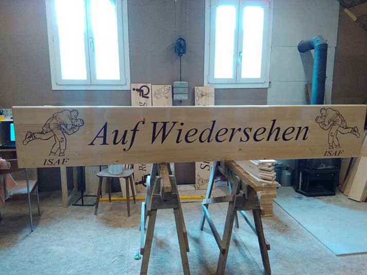 sign wood v-carving sign wood v-carving