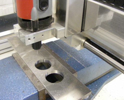 CNC Test Fräsen von Aluminium CNC Test Fräsen von Aluminium