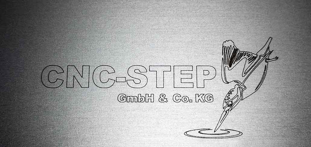 Laser engraving in aluminium Laser engraving in aluminium