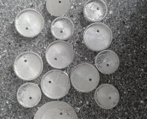 Alu Teile für Halskette - Schmuckstücke aus Alu Alu Teile für Halskette - Schmuckstücke aus Alu