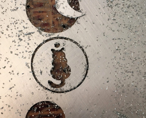 Ausgefräster Schlüsselanhänger Ausgefräster Schlüsselanhänger