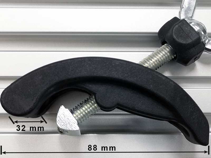 Clamping claw dimensions Clamping claw dimensions