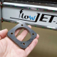 flowJET Water Jet Cutter cuts 8mm steel flowJET Water Jet Cutter cuts 8mm steel