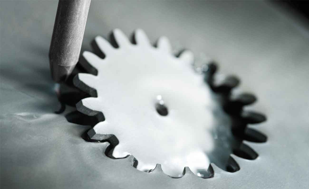 Gear wheel water jet cut Gear wheel water jet cut