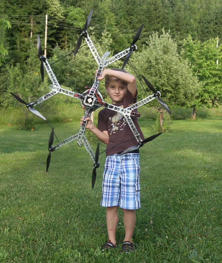 Großer Multicopter Y-Octocopter Großer Multicopter Y-Octocopter