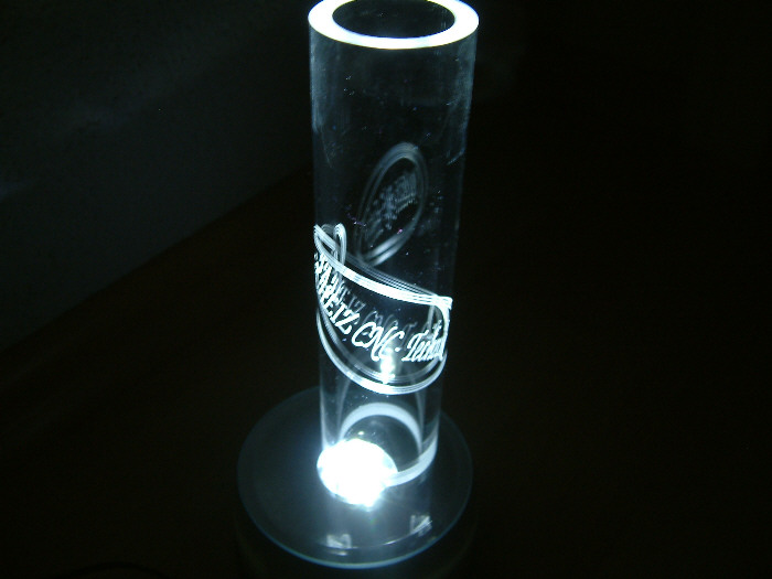 plexiglas beleuchtet Acrylic glass engraving