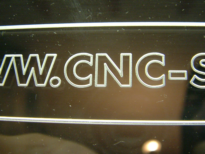 Plexiglas gravieren Acrylic glass engraving