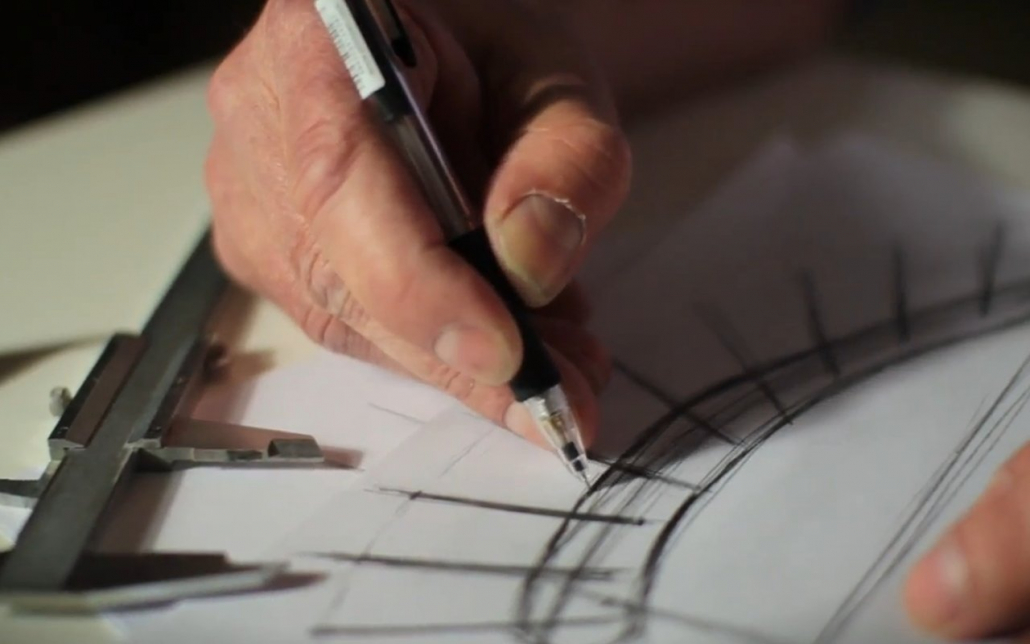 Zeichnen - Entwurf der Designerlampe Zeichnen - Entwurf der Designerlampe